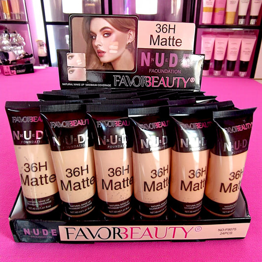 MAQUILLAJE LIQUIDO MATTE 36HRS 24PZS F9075