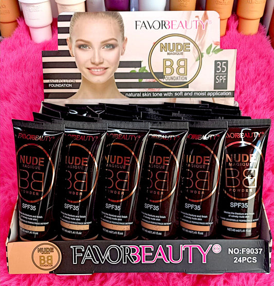 MAQUILLAJE LIQUIDO BB NUDE 24PZS F9037