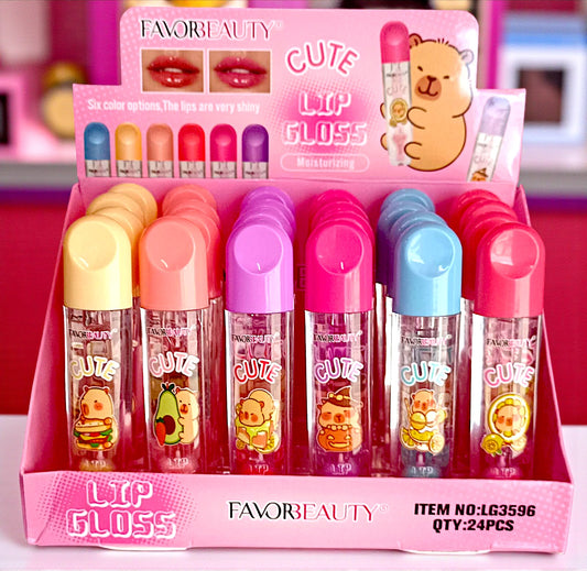 GLOSS CAPIBARA CAJA CON 24 PZ LG3596