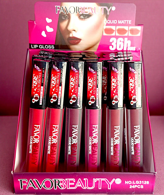 TINTA MATTE  36HRS CAJA CON 24PZS LG3128