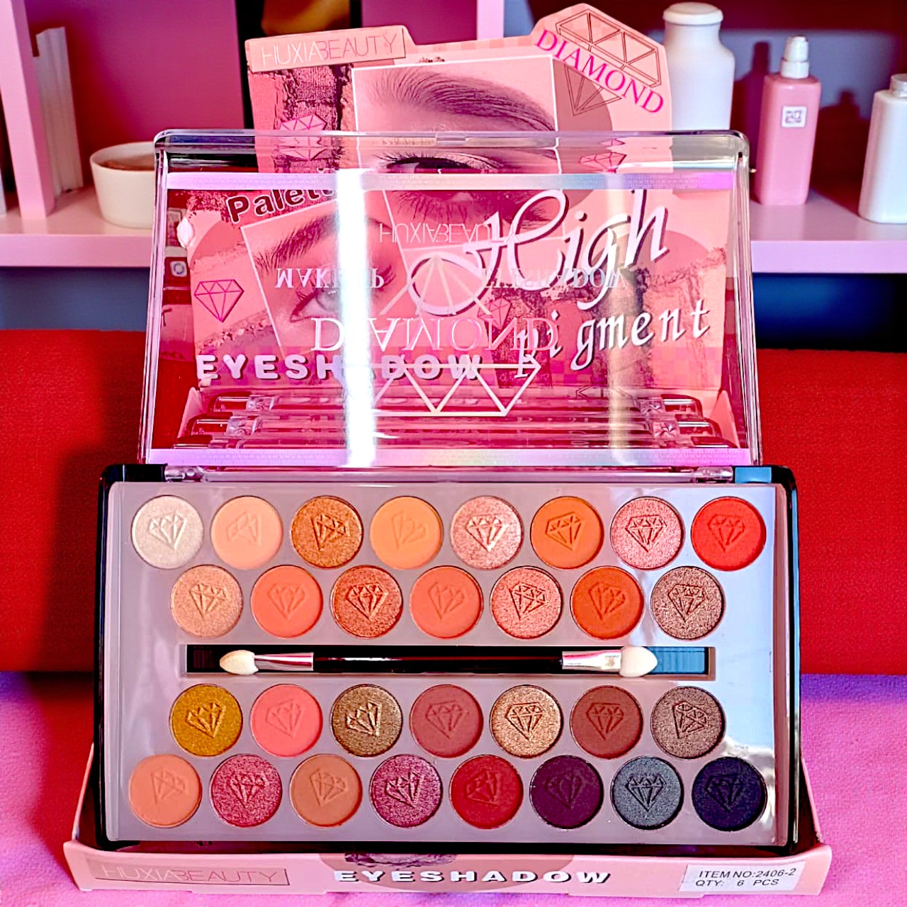 SOMBRAS HIGH EYE SHADOW 6 PCS 2406-2