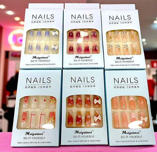 UÑAS DECORADAS MG2 12PZS