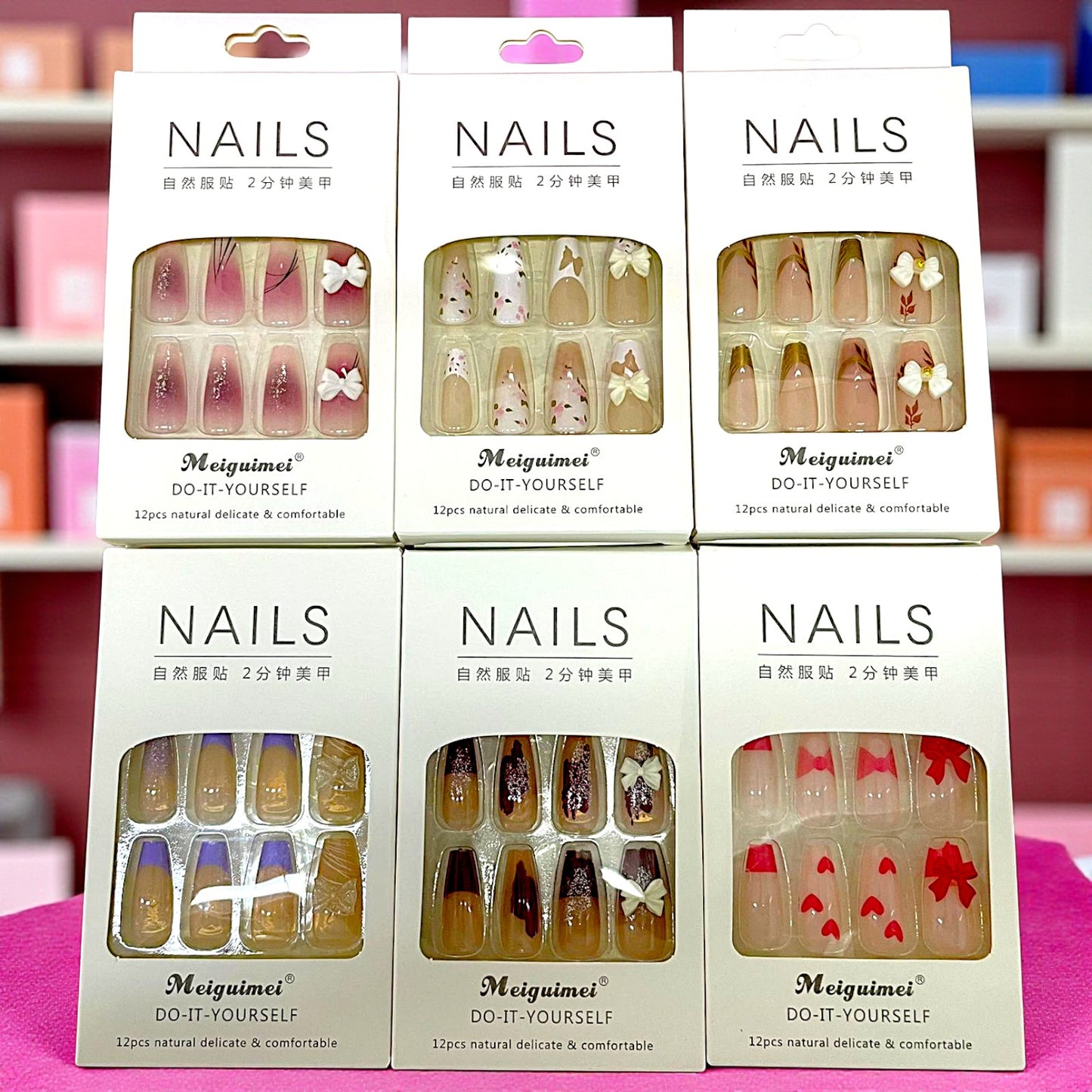 UÑAS DECORAS MG-4 12PZS