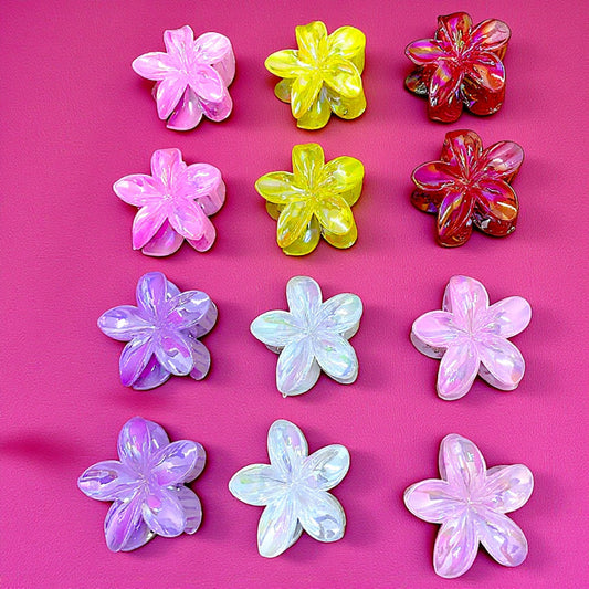 PINZA PARA CABELLO HOLOGRAFICA 12PZS 4031-55