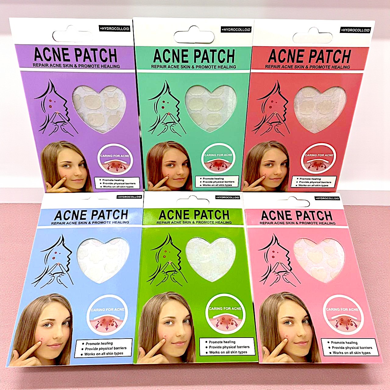 PARCHES PARA ACNE TRANSPARENTES 12PZS H097-4