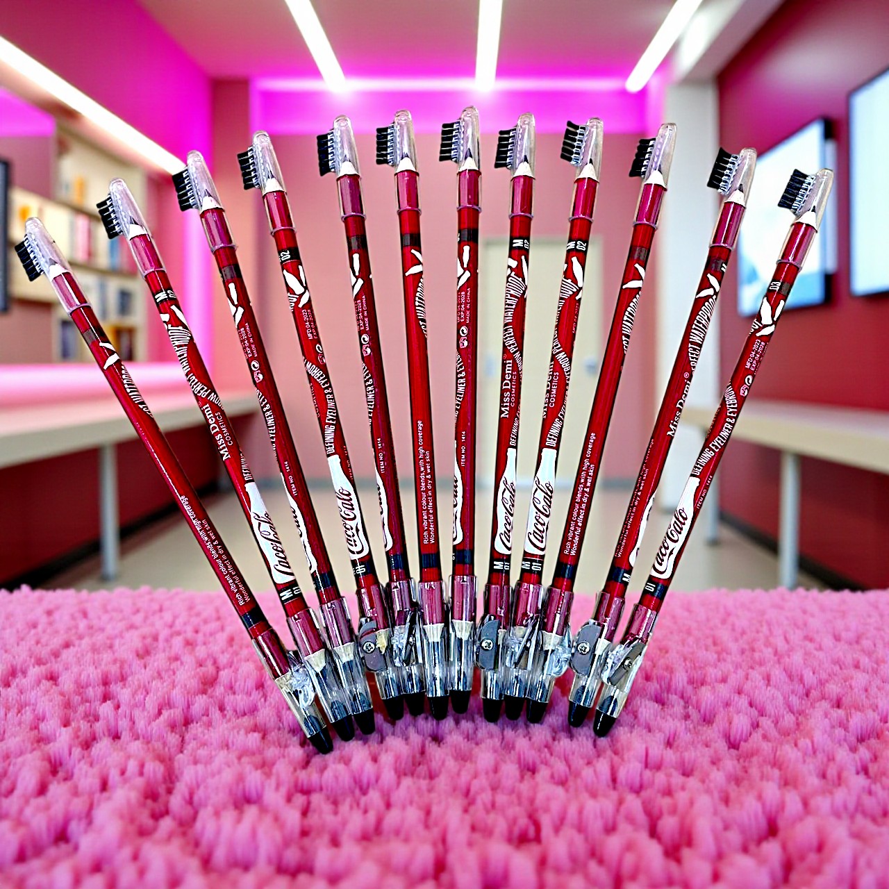 PAQUETE LAPIZ BICOLOR CAFE Y NEGRO 12PZS 1414