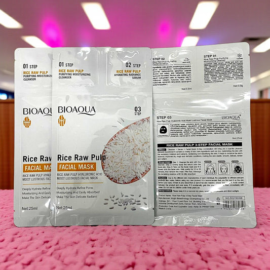 MASCARILLA ARROZ 3 PASOS 12PZS BQY80356