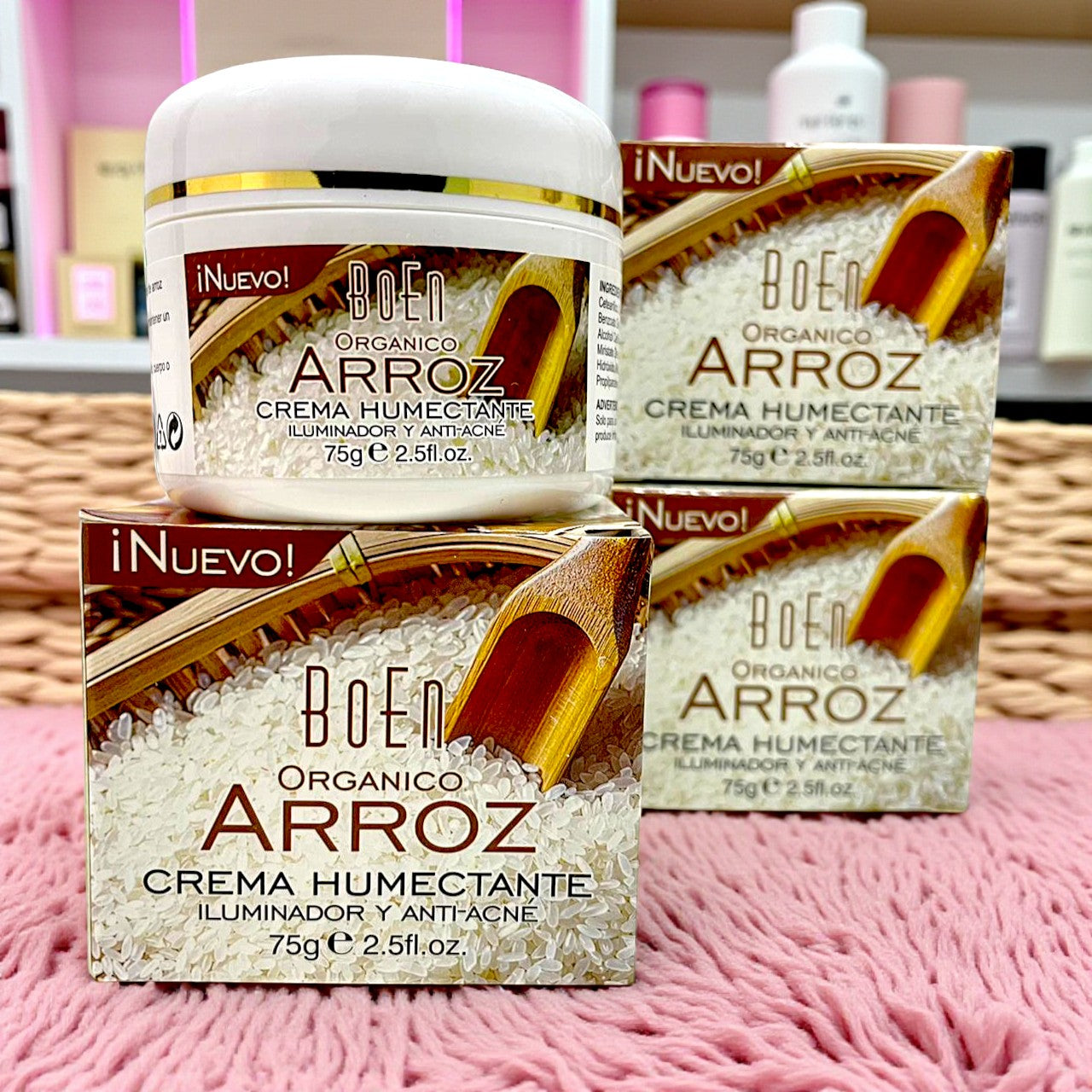 CREMA HUMECTANTE ARROZ 1PZS PM-04