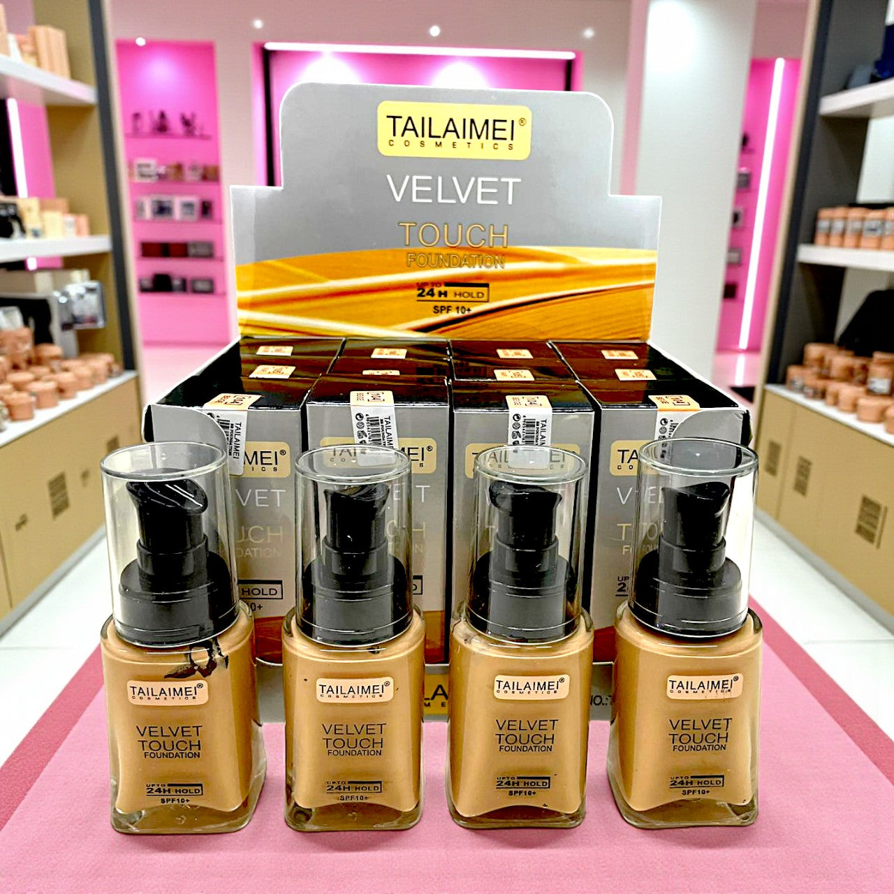 MAQUILLAJE LIQUIDO TAILAIMEI 12PZ TLM-F036-A