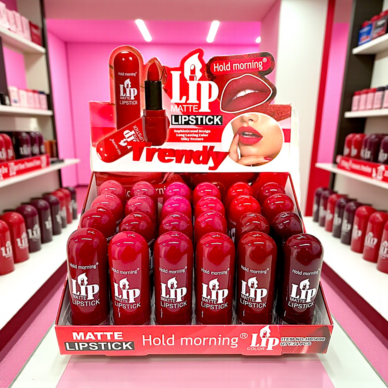 LABIAL EN BARRA MATTE 24PZS HB5698