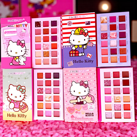 SERIE SOMBRAS KITTY 4 PCS ES6407