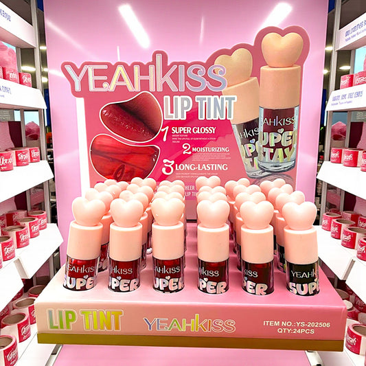 TINTA DE LABIOS CORAZONCITO 24 PZ YS-202506