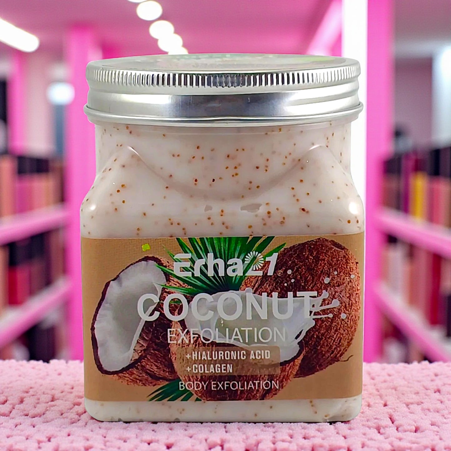 EXFOLIANTE FACIAL Y CORPORAL DE COCO 1PZ ZI-0028