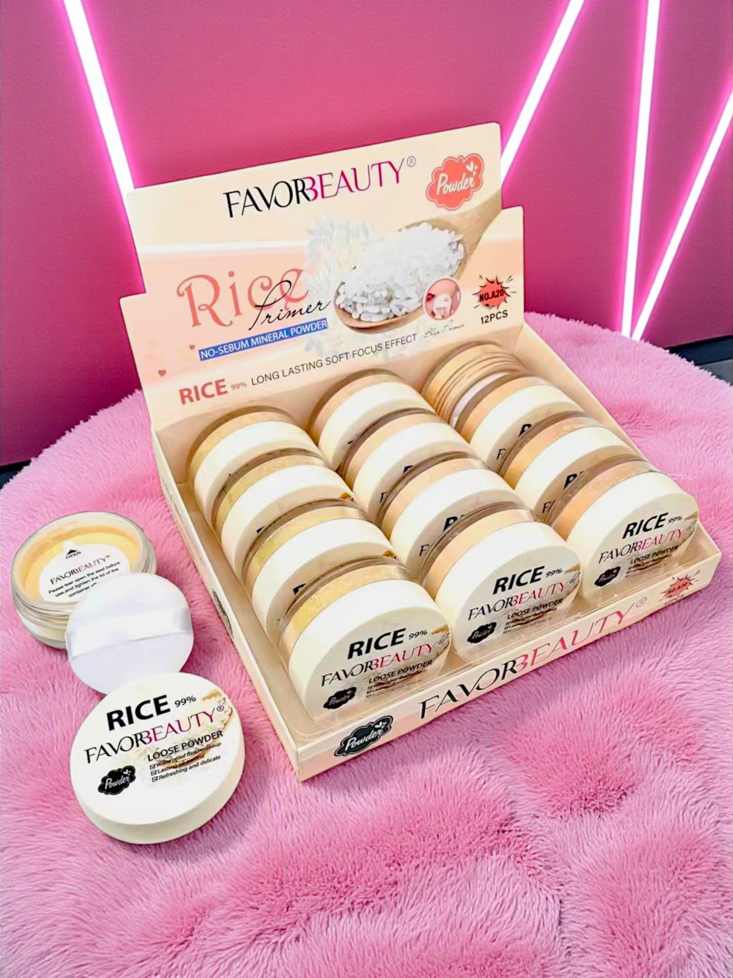 POLVO DE ARROZ 12 PZ A20