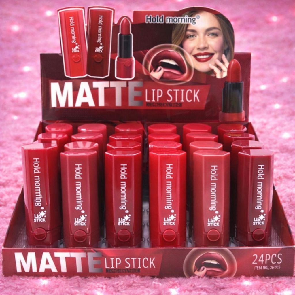 LABIAL EN BARRA MATTE EXAGONAL 24 PZ HB5728