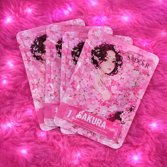 MASCARILLA FACIAL SAKURA 10 PZ SD77707