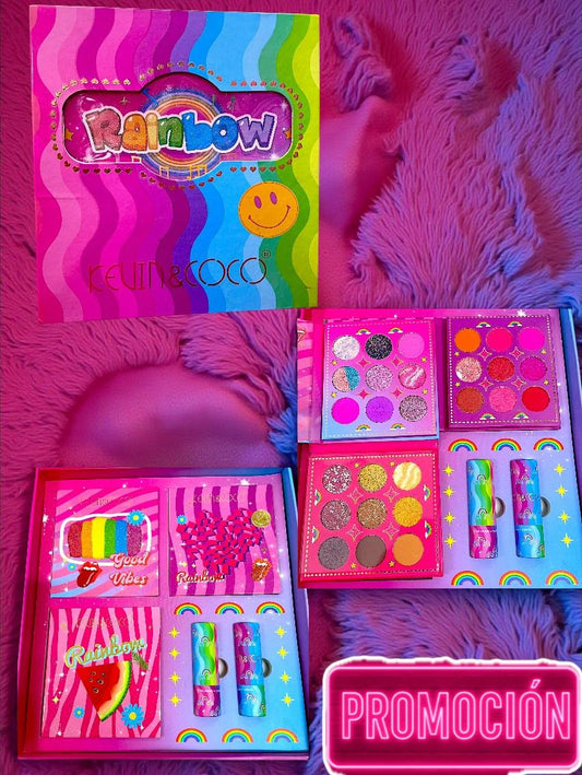 KIT RAINBOW SONBRAS Y LABIALES KC233755.