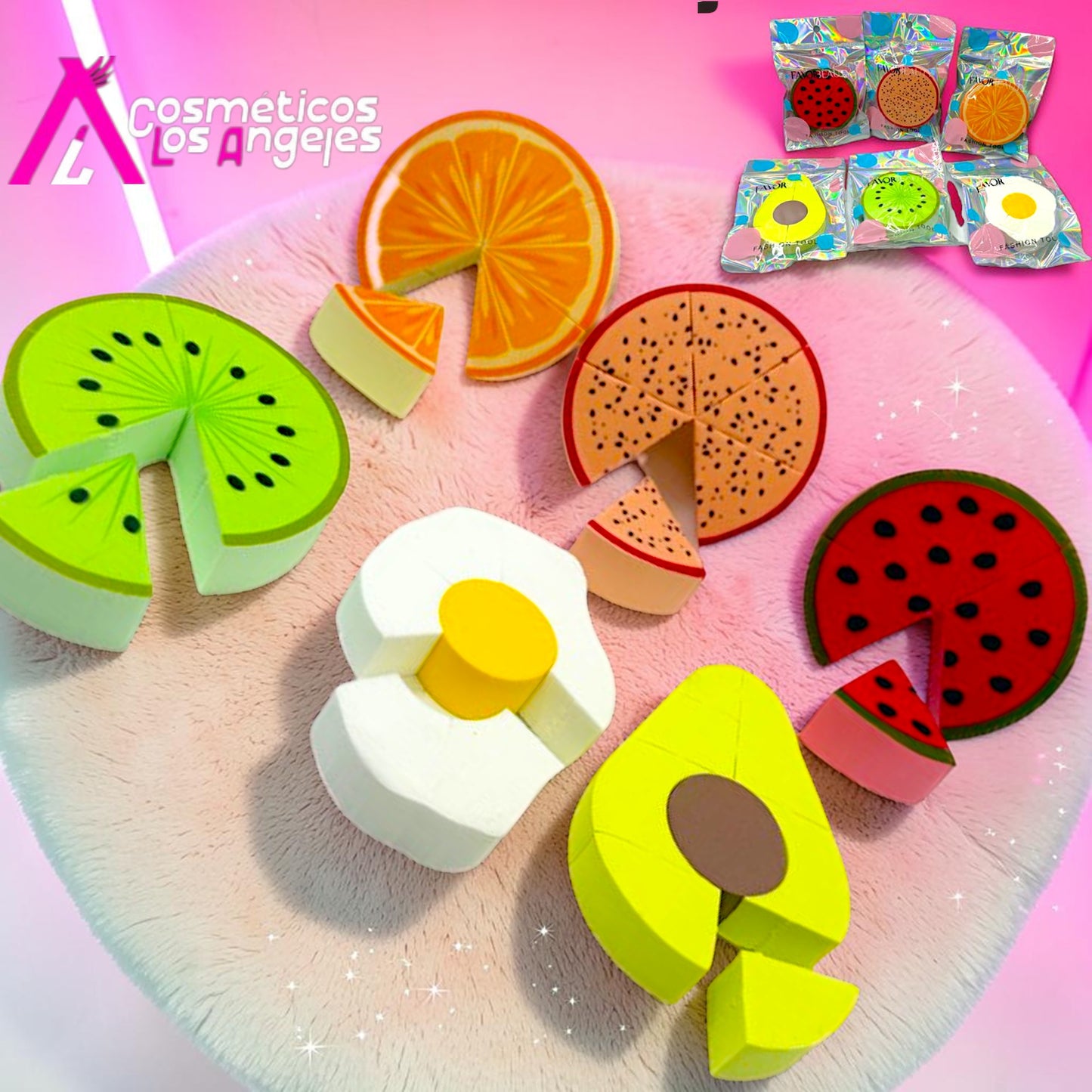 ESPONJITAS FRUTITAS 12 PZ FB1822