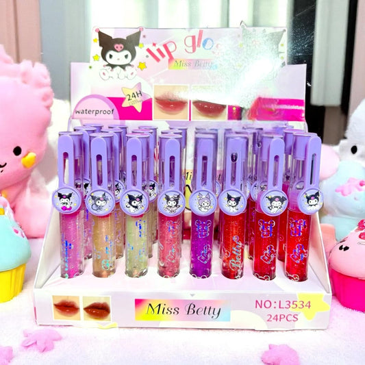LIP GLOSS CUTE KUROMY 24 PCS L3534