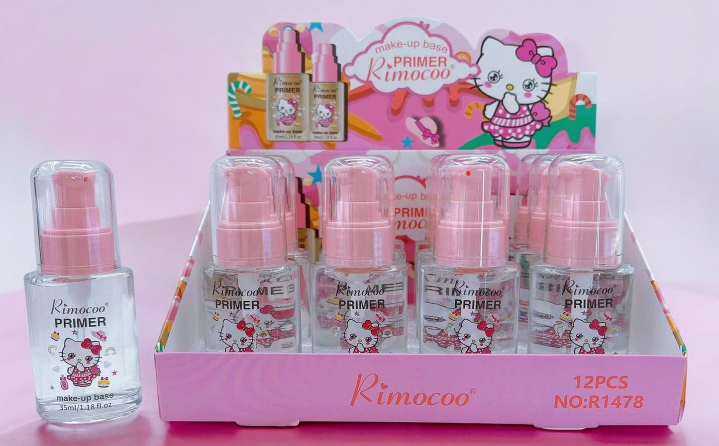 Primer Hello Kitty Kimocoo 12 PCS R1478