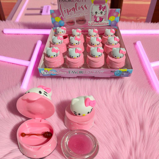 LI GLOSS DE HELLO KITTY 12 PCS LG3552.