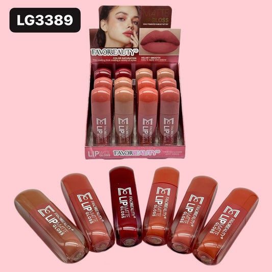 Lip Gloss Matte 12 PCS LG3389