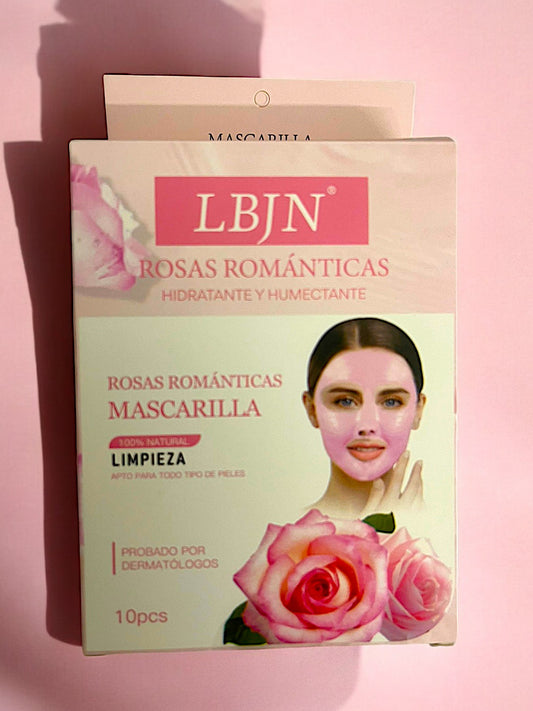 Mascarilla de Rosas Hidratante 10 PCS MC0979