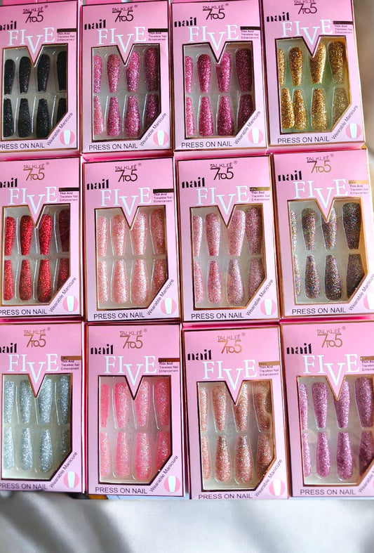 Uñas Postizas 12 PCS Press on Nails  75-175