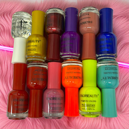 ESMALTE UÑAS 12 PCS N1-2B