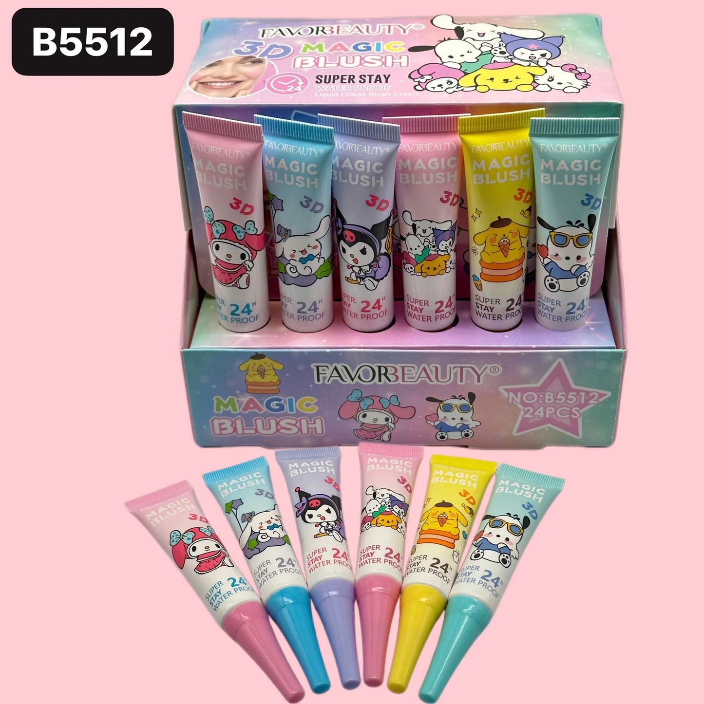 Magic Blus Kuromy Y Sus Amigos 24 PCS  B5512.