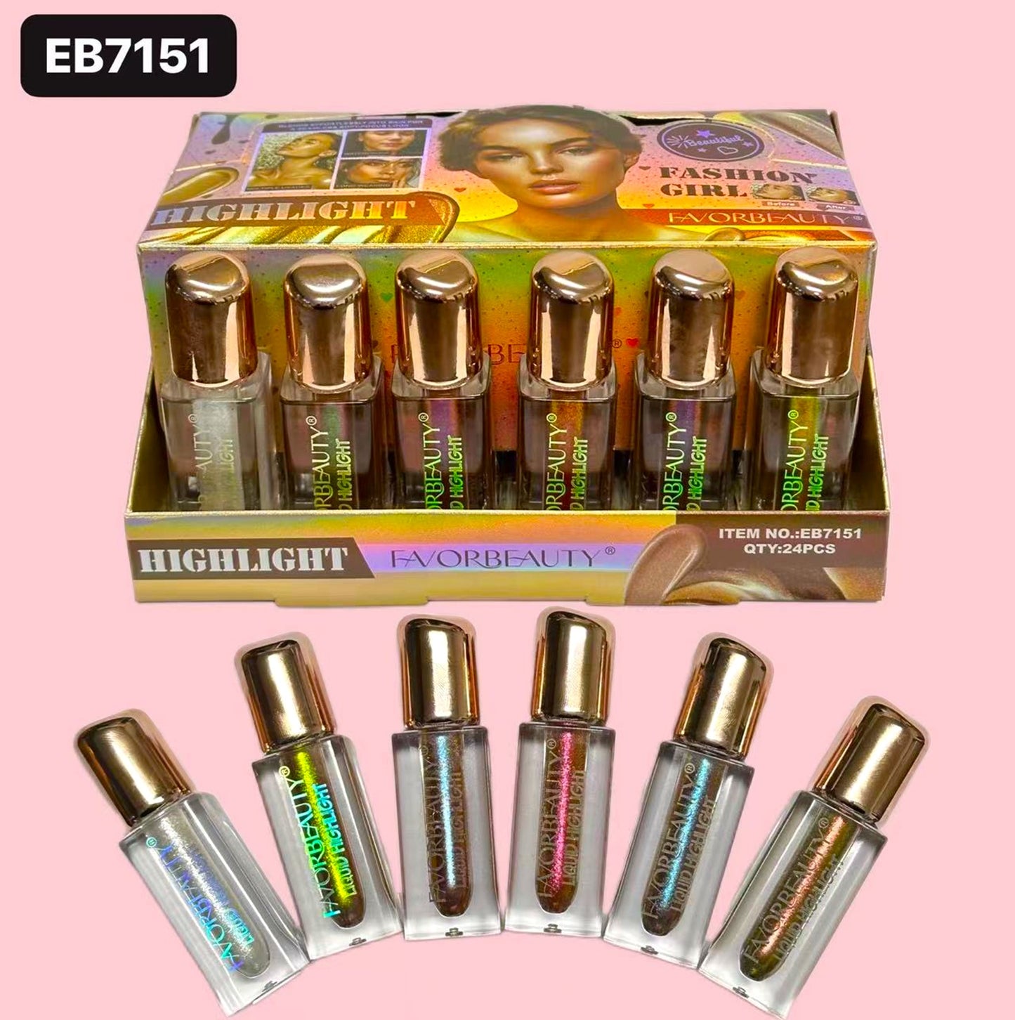 Iluminador Liquido 24 PCS EB7151