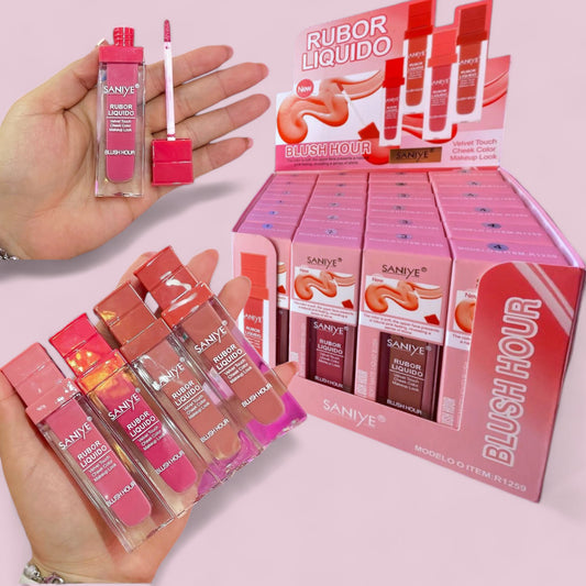 Rubor Liquido Saniye Blush 24 PCS R1259.