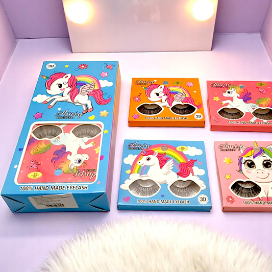 PESTAÑAS DE UNICORNIO 10 PARES KUN-3430