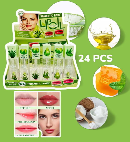 Lip Gloss Magico Aloe Vera 24 Pcs R1230