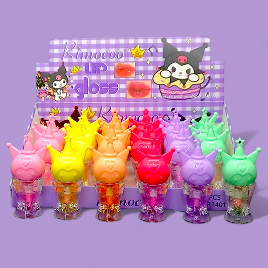 Lip Gloss Magico Kuromi 24 Pcs R1071