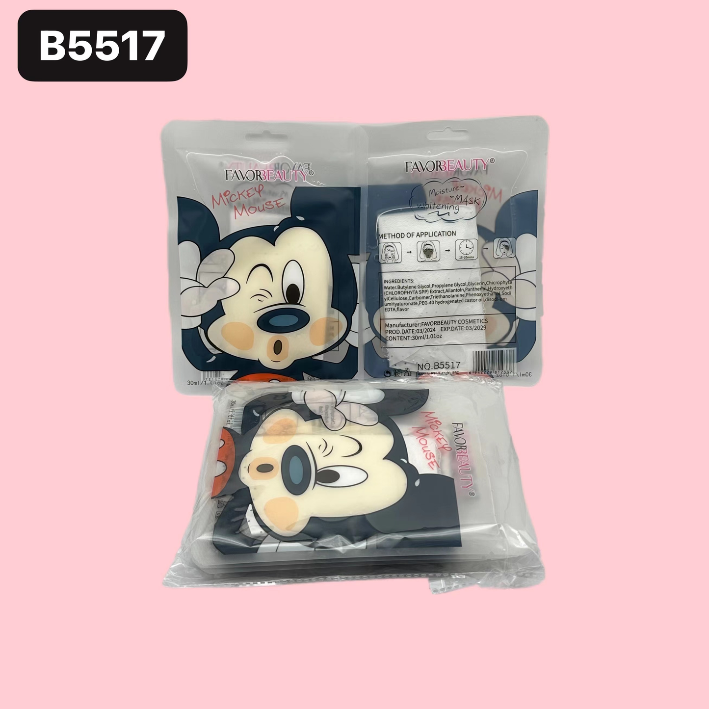 Mascarilla Miky Mouse 10 PCS B5517