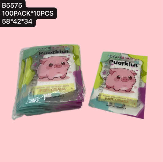 MASCARILLA FACIAL PUERKIUS 10 PZ B5575