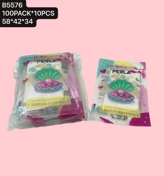 MASCARILLA FACIAL PERLA 10 PZ B5576