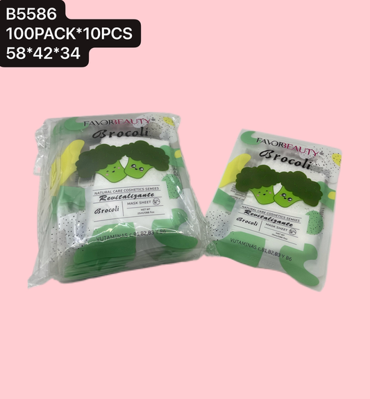 MASCARILLA FACIAL BROCOLI 10 PZ B5586
