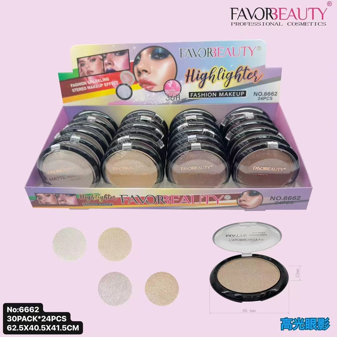 ILUMINADOR COMPACTO 6662 CAJA CON 24 PZ