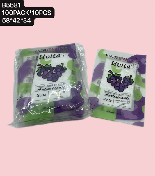 MASCARILLA FACIAL UVITA 10 PZ B5581