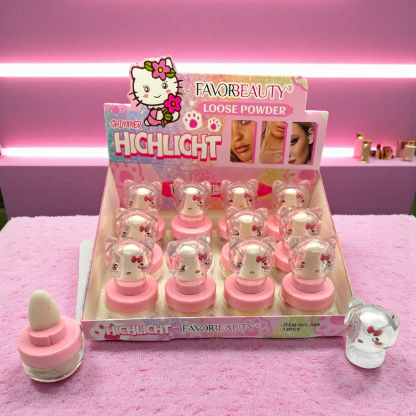 POLVO DE HADAS HELLO KITTY 12 PZ A99