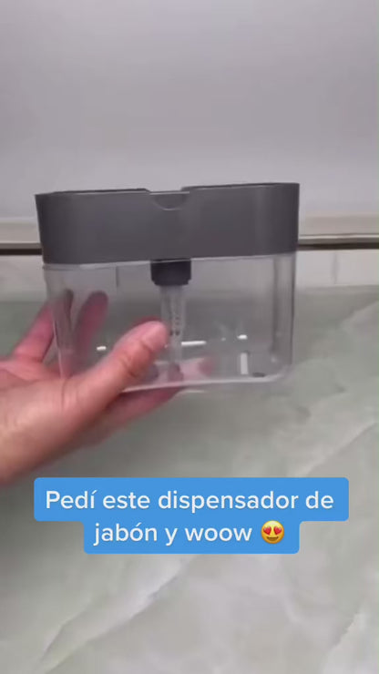 Dispensador de jabón con Fibra Incluida