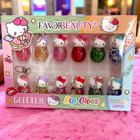 GLOSS HELLO KITTY GLITTER 12PZS LG3565