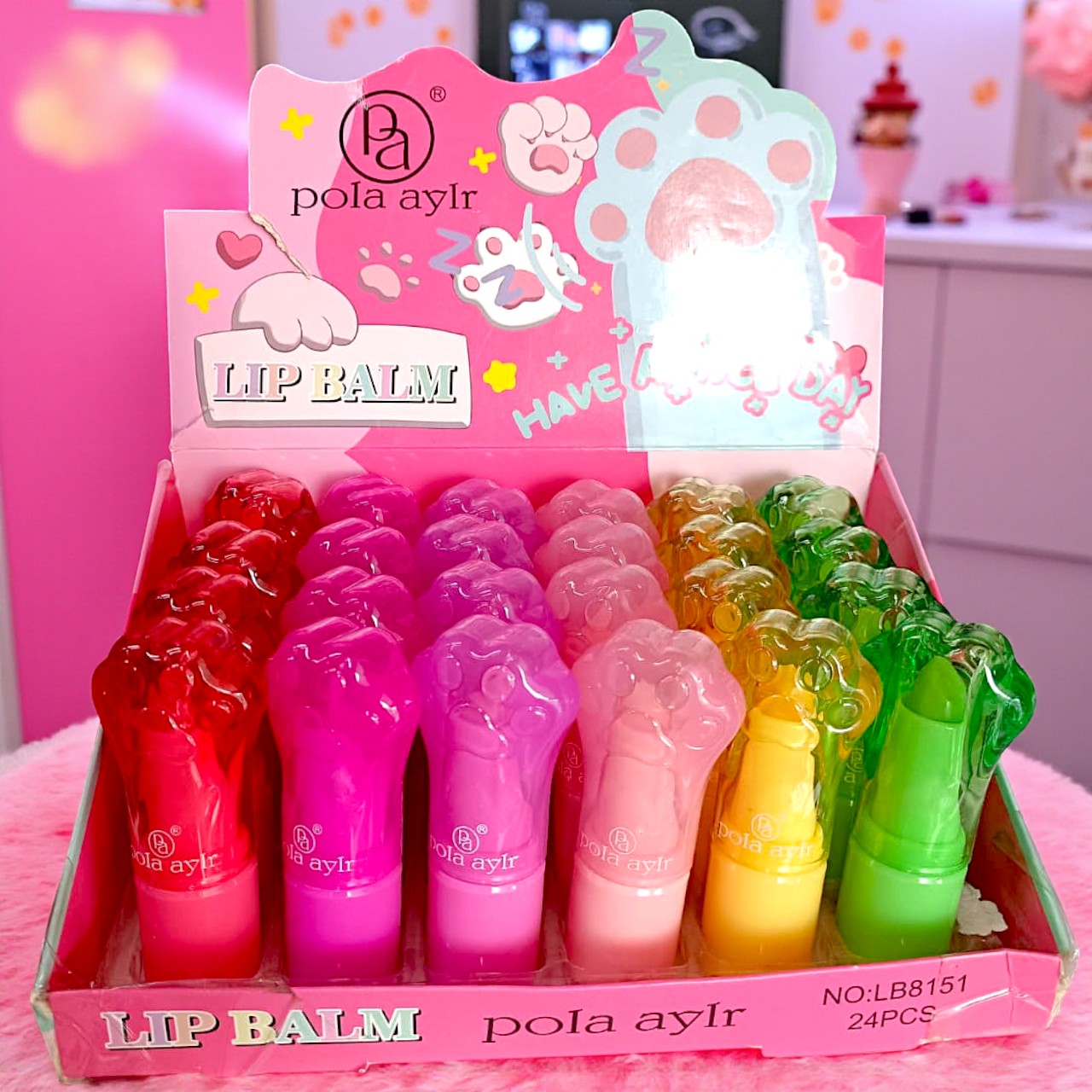LABIAL MAGICO PATITA DE GATITO 2PZS LB8151