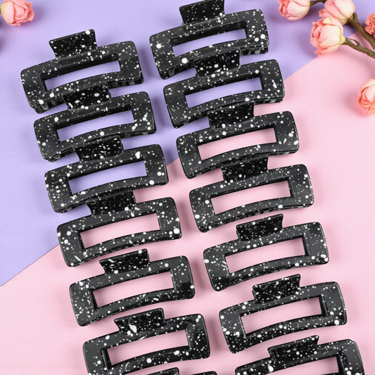 PINZA RECTANGULAR PUNTITOS PAQ CON 12 PZ FJ4085