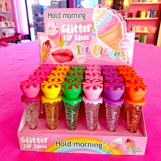 LIP GLOSS DE HELADITO 24PZS HL5707
