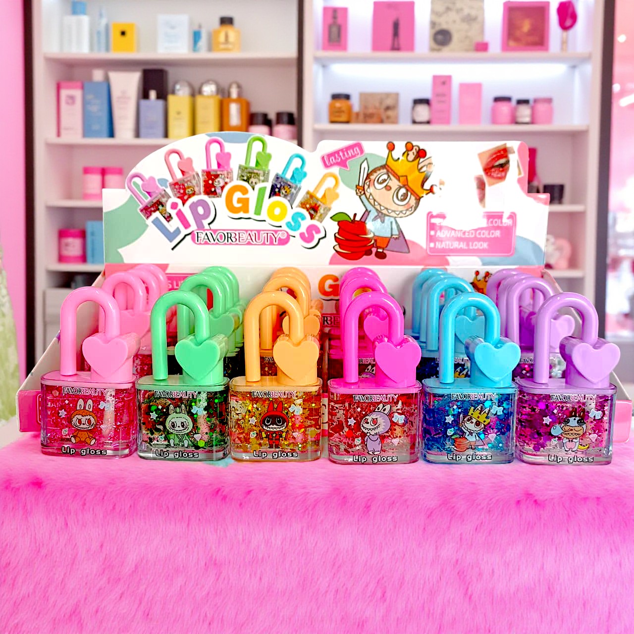 GLOSS CANDADO LABUBU 24PZS LG3656