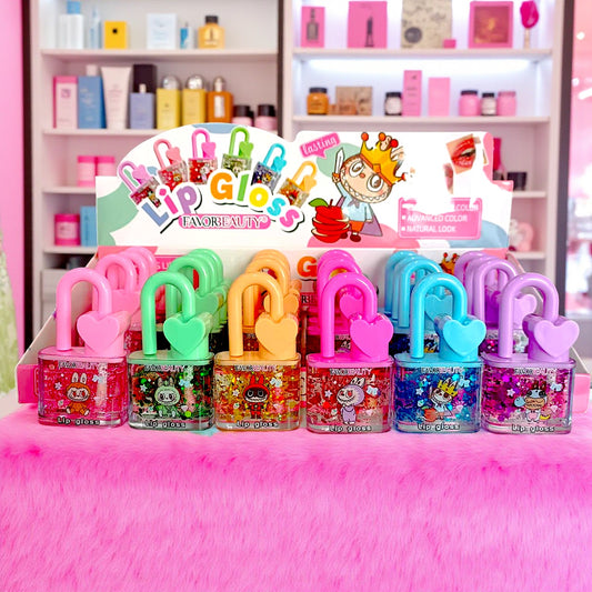 GLOSS CANDADO LABUBU 24PZS LG3656