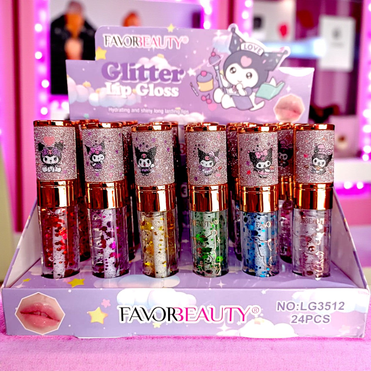 GLOSS GLITTER KUROMY 24PZS LG3512